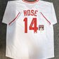 Cincinnati Reds Pete Rose Autographed Signed Custom Jersey Jsa Coa