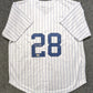 New York Yankees Albert "Sparky" Lyle  Signed Custom Jersey Beckett Holo