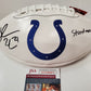 Nyheim Hines Autographed Signed Inscribed Logo Football Jsa Coa