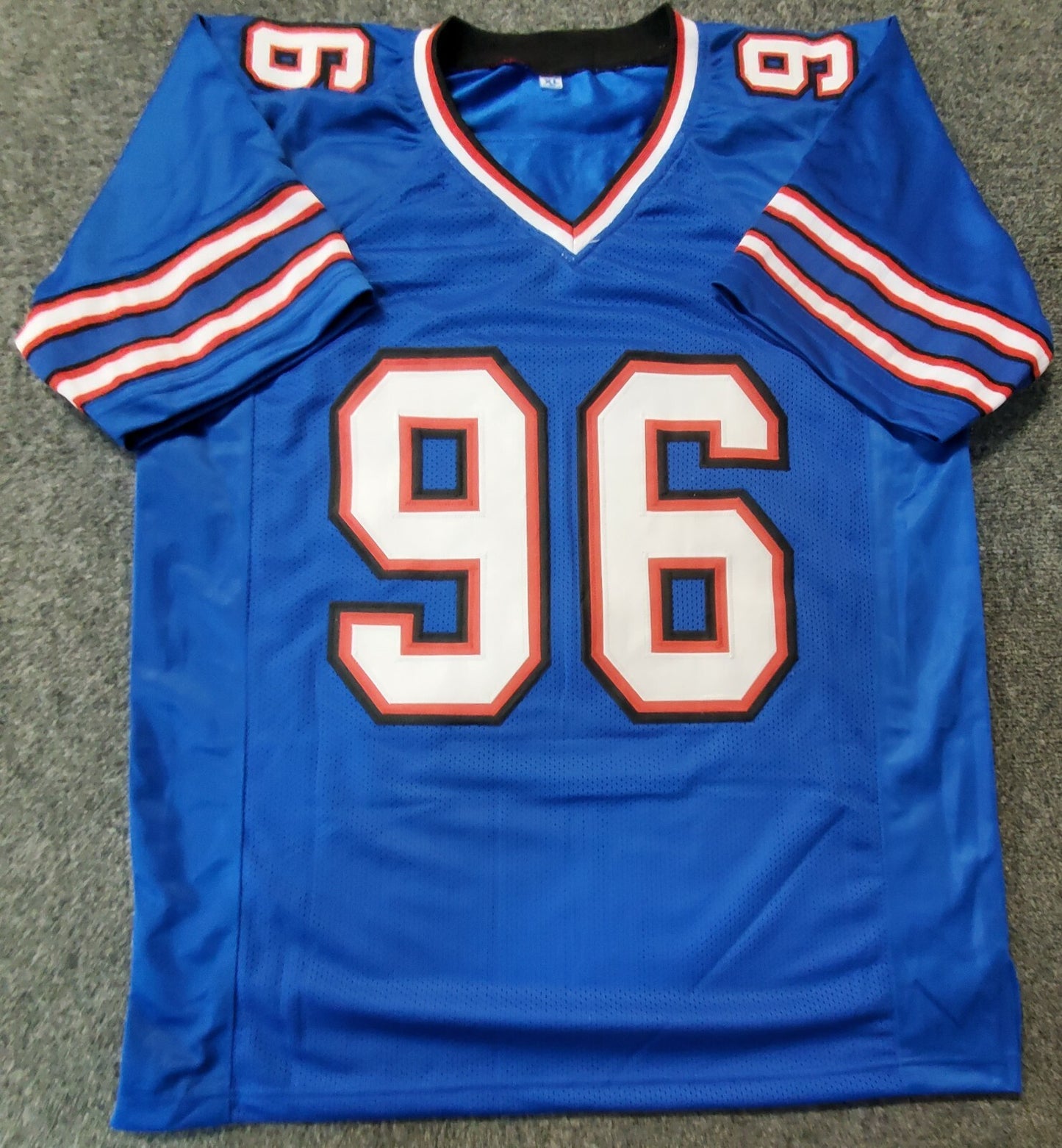 Buffalo Bills Carlos "Boogie" Basham Jr Autographed Signed Jersey Jsa Coa