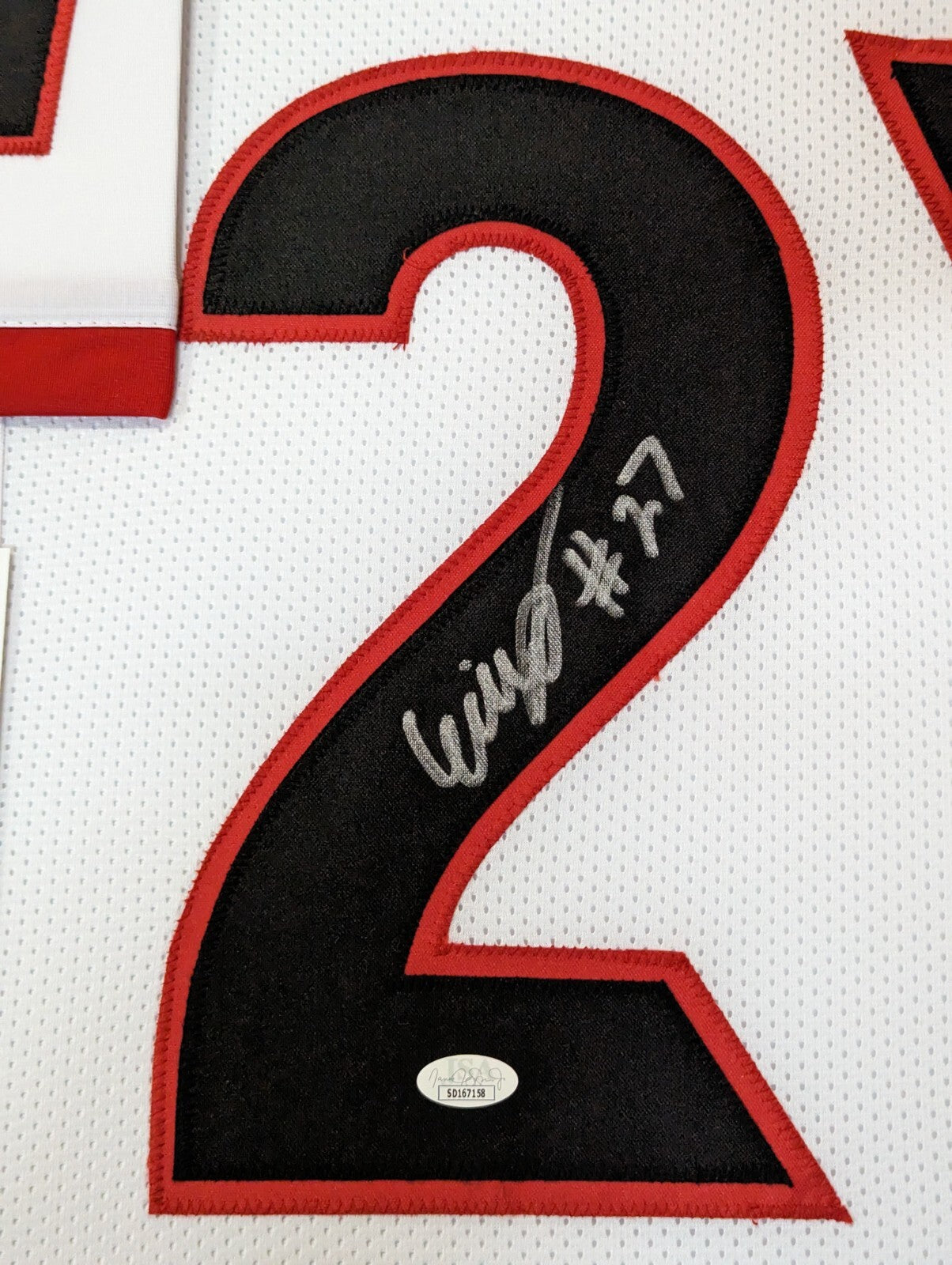 Framed Georgia Bulldogs Eric Stokes Jr Autographed Signed Jersey Jsa Coa