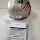 New England Patriots Steve Grogan Autographed Signed Mini Helmet Psa Coa