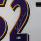 Framed Baltimore Ravens Ray Lewis Autographed Signed Jersey Beckett Holo