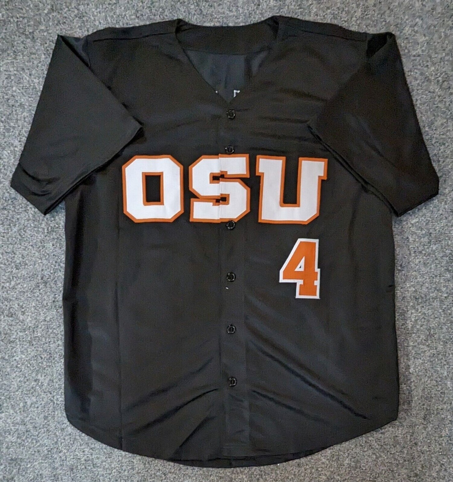 Oregon State Beavers Steven Kwan Signed Inscribed Jersey - Jsa Coa