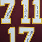 Framed Washington Sb Winning Qb's Autographed Signed Inscribed Jersey Jsa Coa