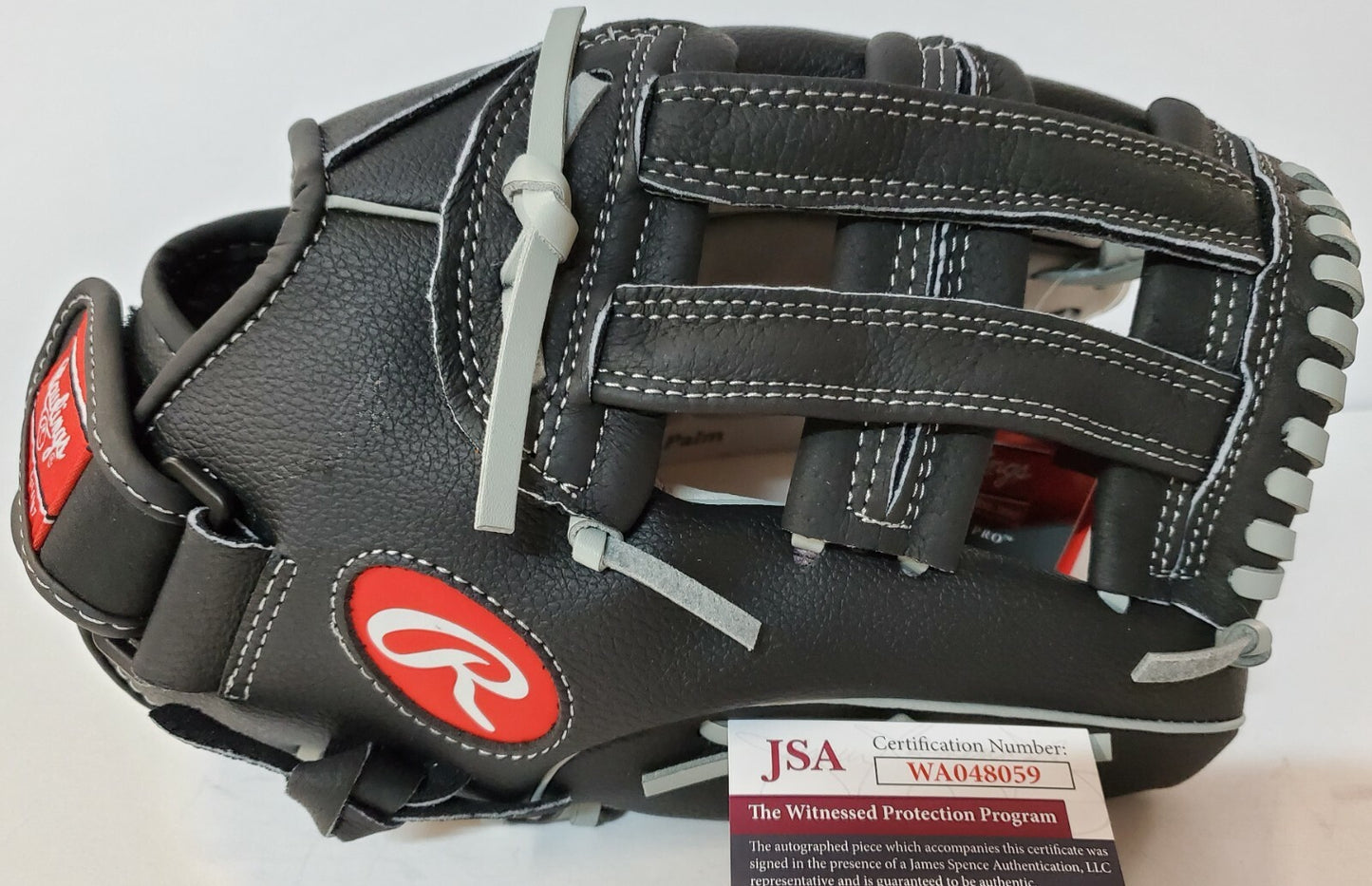 New York Yankees Deivi Garcia Autographed Signed Glove Jsa Coa
