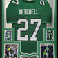 Framed Philadelphia Eagles Quinyon Mitchell Autographed Signed Jersey Jsa Coa