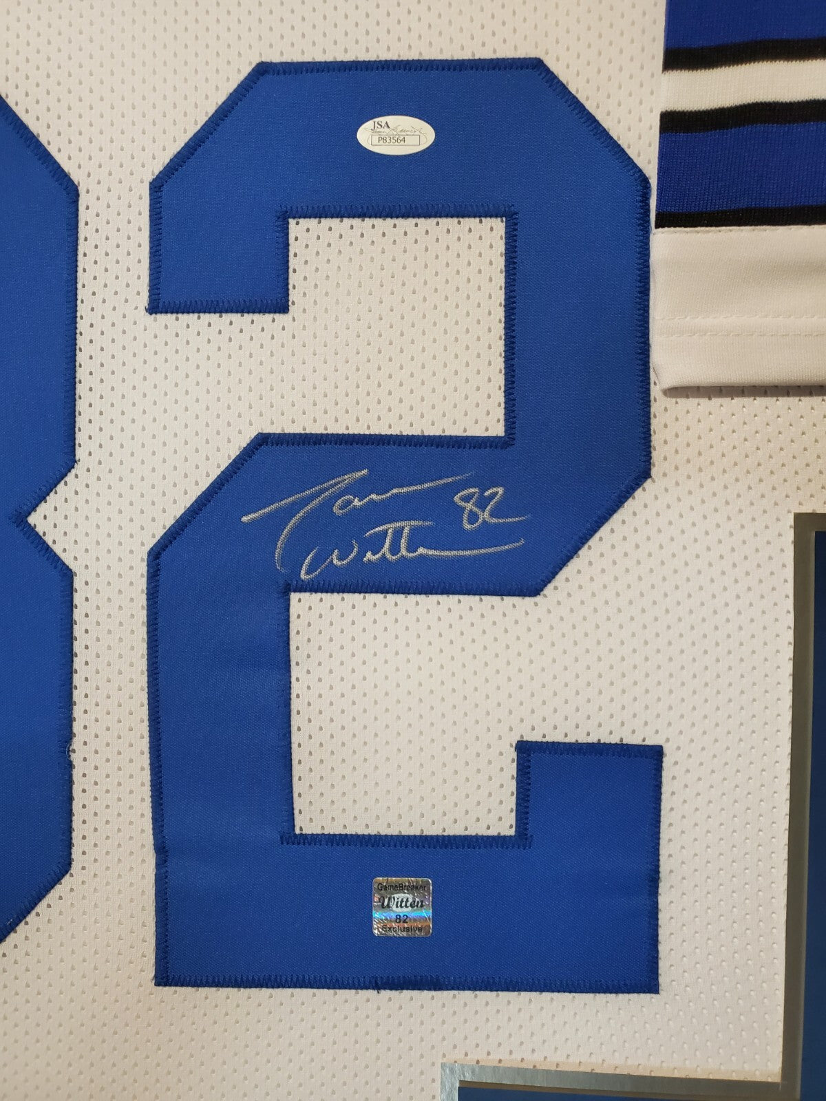Framed Dallas Cowboys Jason Witten Autographed Signed Jersey Jsa Coa