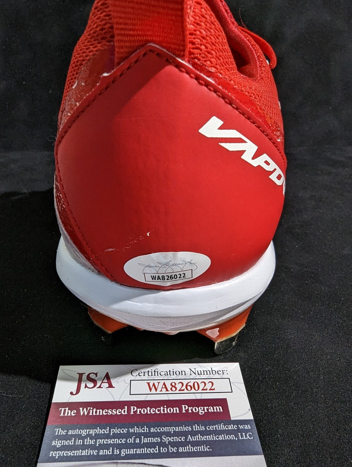 Cleveland Guardians Steven Kwan Autographed Signed Cleat Jsa Coa