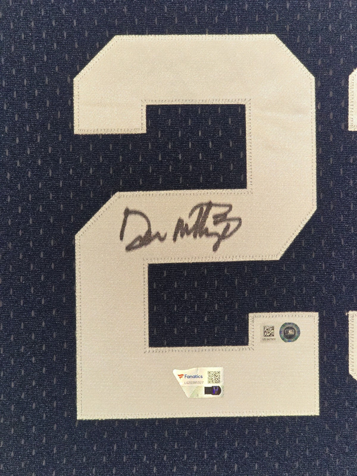 Framed New York Yankees Don Mattingly Autographed Jersey Fanatics Holo