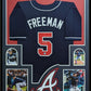 Framed Atlanta Braves Freddie Freeman Autographed Signed Jersey Lojo Sports Holo