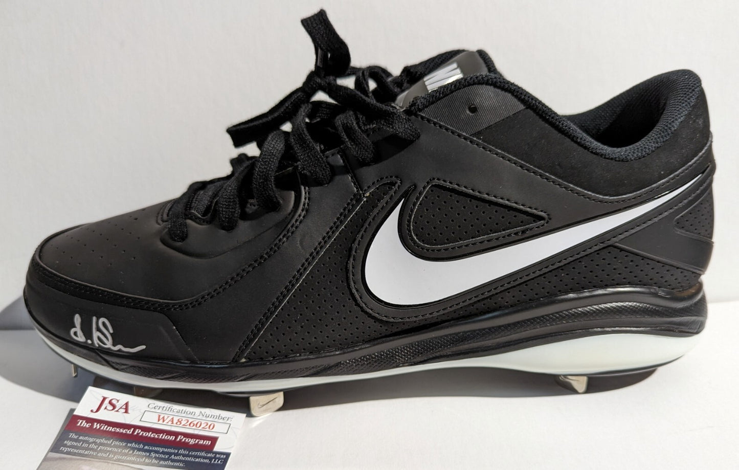 Cleveland Guardians Steven Kwan Autographed Signed Cleat Jsa Coa