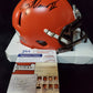 Cleveland Browns Greg Newsome Ii Autographed Signed Speed Mini Helmet Jsa Coa