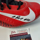 Mike Davis Autographed Signed Cleat Jsa Coa