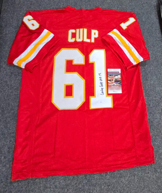 Kansas City Chiefs Curley Culp Autographed Signed Inscribed Jersey Jsa Coa