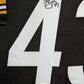 MVP Authentics Framed Pittsburgh Steelers Troy Polamalu Autographed Signed Jersey Jsa Coa 585 sports jersey framing , jersey framing