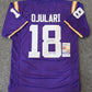 Lsu Tigers Bj Ojulari Autographed Signed Jersey Jsa Coa