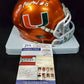 Greg Rousseau Autographed Signed Miami Hurricanes  Flash Mini Helmet Jsa Coa