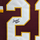 Framed Washington Ernest Byner Autographed Signed Jersey Jsa Coa