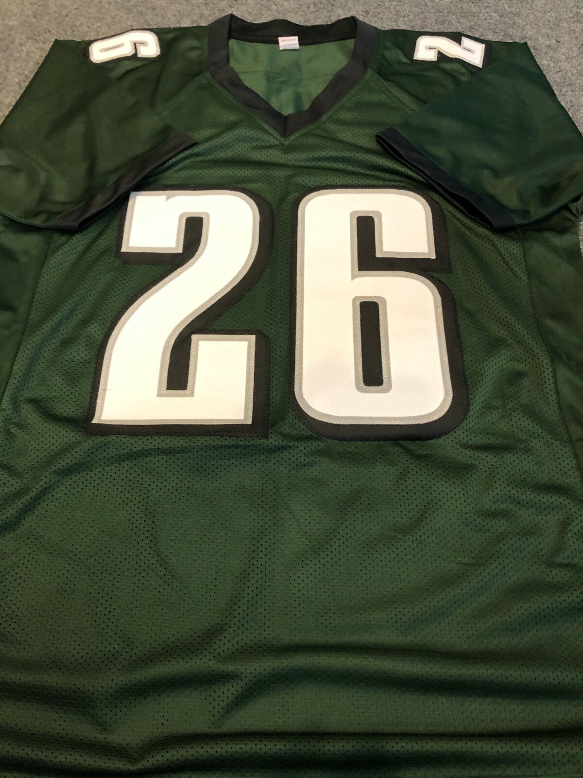 Philadelphia Eagles Miles Sanders Autographed Signed Jersey Jsa  Coa