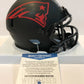 Rob Ninkovich Signed New England Patriots Eclipse Mini Helmet Beckett Coa