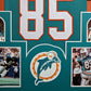 Framed Miami Dolphins Mark Duper Autographed Signed Jersey Jsa Coa