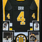 Suede Framed Boston Bruins Bobby Orr Autographed Signed Jersey Jsa Coa
