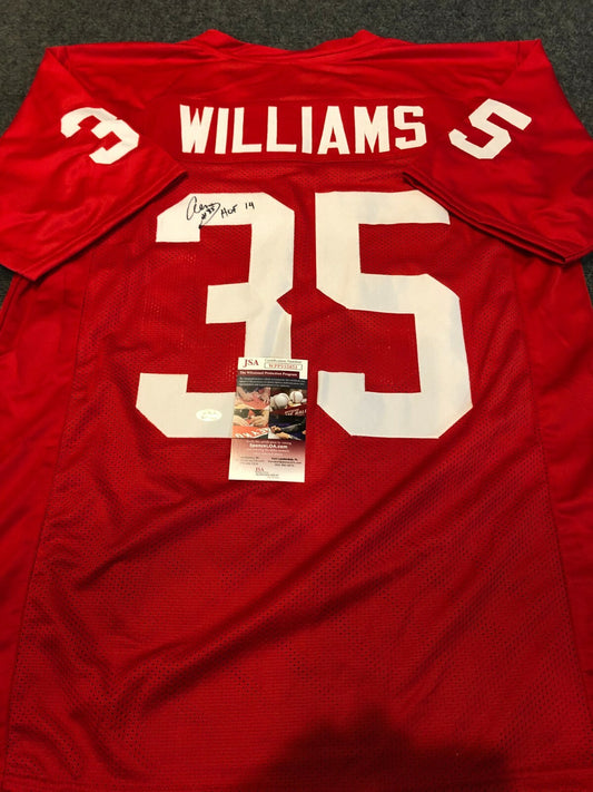 Arizona Cardinals Aeneas Williams Autographed Signed Inscribed Jersey Jsa Coa