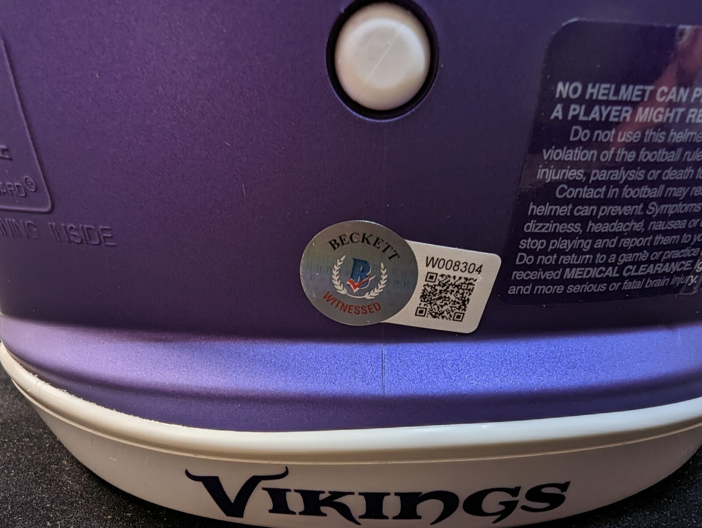 Minnesota Vikings Dalvin Cook Signed Full Size Speed Authentic Helmet Jsa Coa