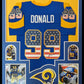 Framed Los Angeles Rams Aaron Donald Autographed Signed Jersey Jsa Coa