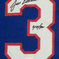 Framed Texas Rangers Jose Canseco Autographed Inscribed Jersey Jsa Coa