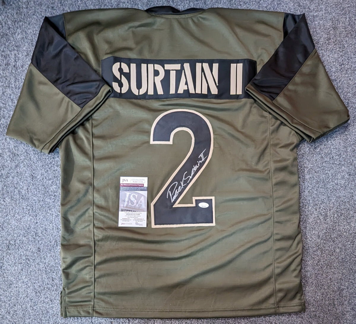 Denver Broncos Patrick Surtain Ii Autographed Signed Jersey Jsa  Coa