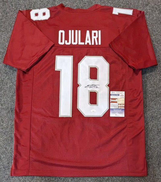 Arizona Cardinals Bj Ojulari Autographed Signed Jersey Jsa Coa