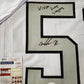 Las Vegas Raiders Malcolm Koonce Autographed Inscribed Jersey Jsa Coa