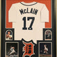 Framed Denny Mclain Autographed Signed Inscribed Detroit Tigers Jersey Jsa Coa