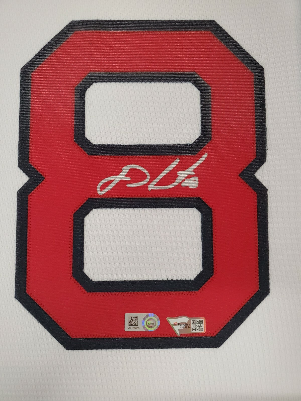 Framed Suede Jd Martinez Autographed Signed Boston Red Sox Jersey Fanatics Holo