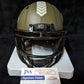 New Orleans Saints Bryan Bresee Signed Salute To Service Mini Helmet Jsa Coa