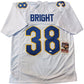 Pitt Panthers Cam Bright Autographed Signed Inscribed Jersey Jsa Coa