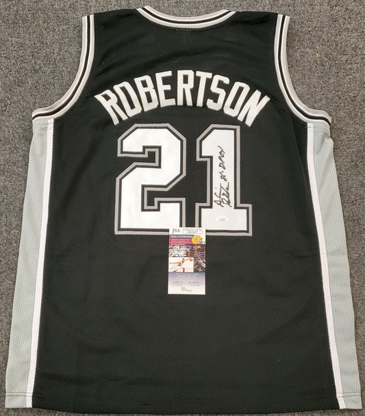 San Antonio Spurs Alvin Robertson Autographed Signed Jersey Jsa Coa