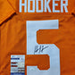 Tennessee Volunteers Hendon Hooker Autographed Signed Orange Jersey Jsa Coa
