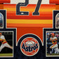 Framed In Suede Houston Astros Jose Altuve Autographed Signed Jersey Jsa Coa