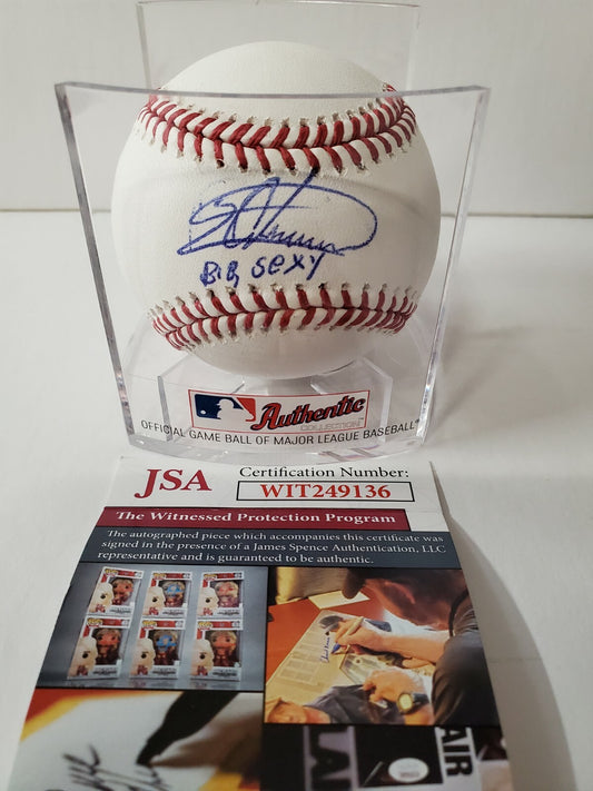 Bartolo Colon Autographed Signed Inscribed Oml Baseball Jsa Coa