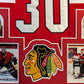 Framed Chicago Blackhawks Ed Belfour Autographed Signed Jersey Jsa Coa