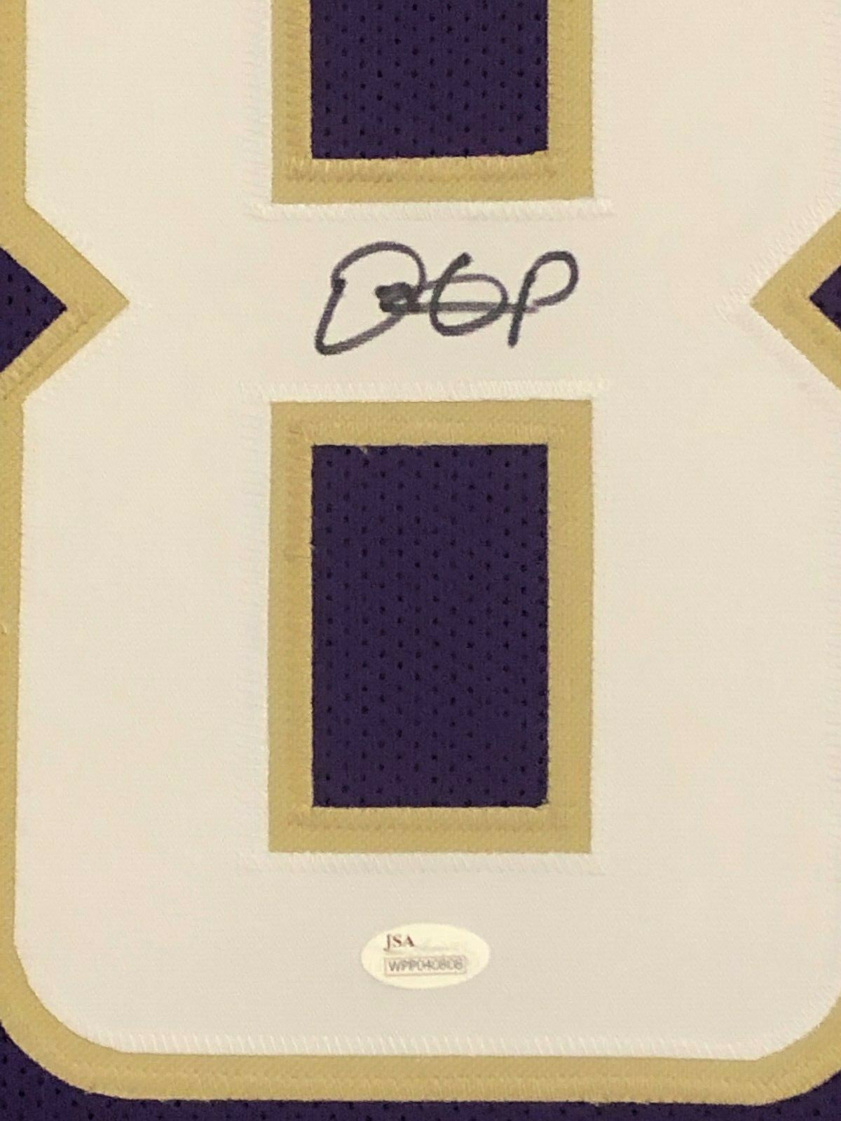 Framed Washington Huskies Dante Pettis Autographed Signed Jersey Jsa Coa
