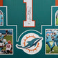 Framed Miami Dolphins Tua Tagovailoa Autographed Signed Jersey Beckett Coa