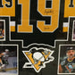 Framed Bryan Trottier Autographed Signed Insc Pittsburgh Penguins Jersey Jsa Coa