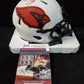 Arizona Cardinals Chase Edmonds Autographed Lunar Mini Helmet Jsa Coa