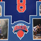 Framed New York Knicks Latrell Sprewell Autographed Signed Jersey Beckett Holo