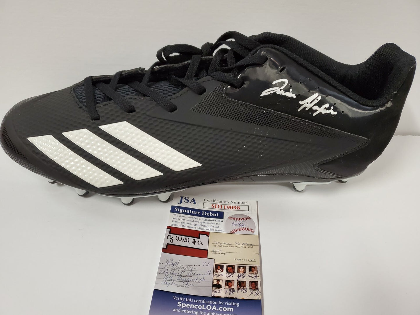 Javian Hawkins Autographed Signed Adidas Cleat Jsa Coa