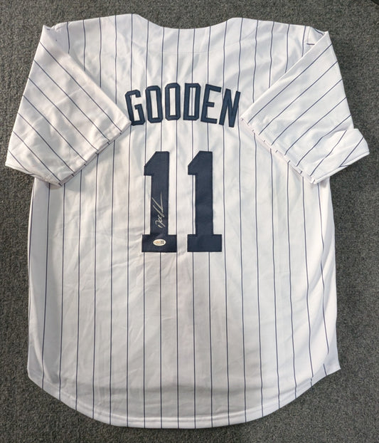 N.Y. Yankees Dwight Gooden Autographed Signed Jersey Jsa  Coa